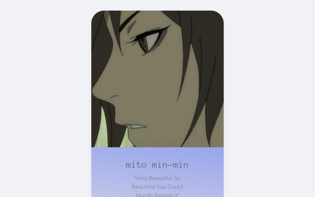 Carrd profile picture for @mito